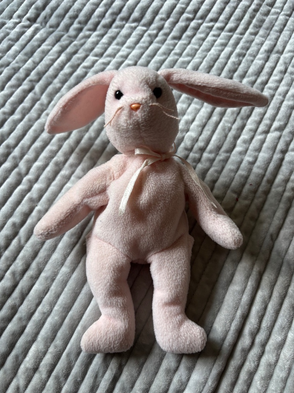 Ty Beanie Baby Hoppity The Pink Bunny Rabbit Vintage 1996 Easter Plush
